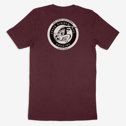 Skunk Bro T-Shirt Maroon
