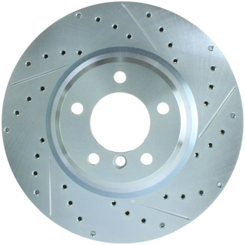 StopTech Select Sport 07-13 BMW 335i Slotted & Drilled Vented Left Front Brake Rotor