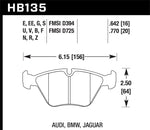 Hawk 95-02 BMW M3/91-93 M5 Front HPS Brake Pads